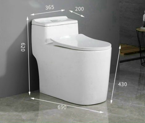 Bồn cầu nguyên khối tại Huế